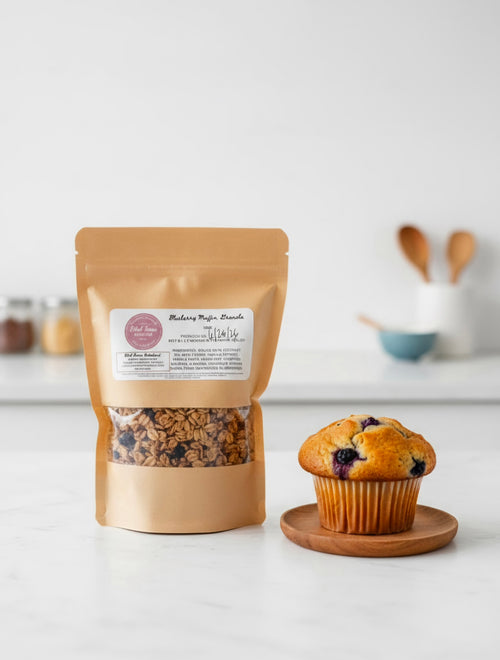 Blueberry Muffin Granola- 16oz. (Pantry Staple)