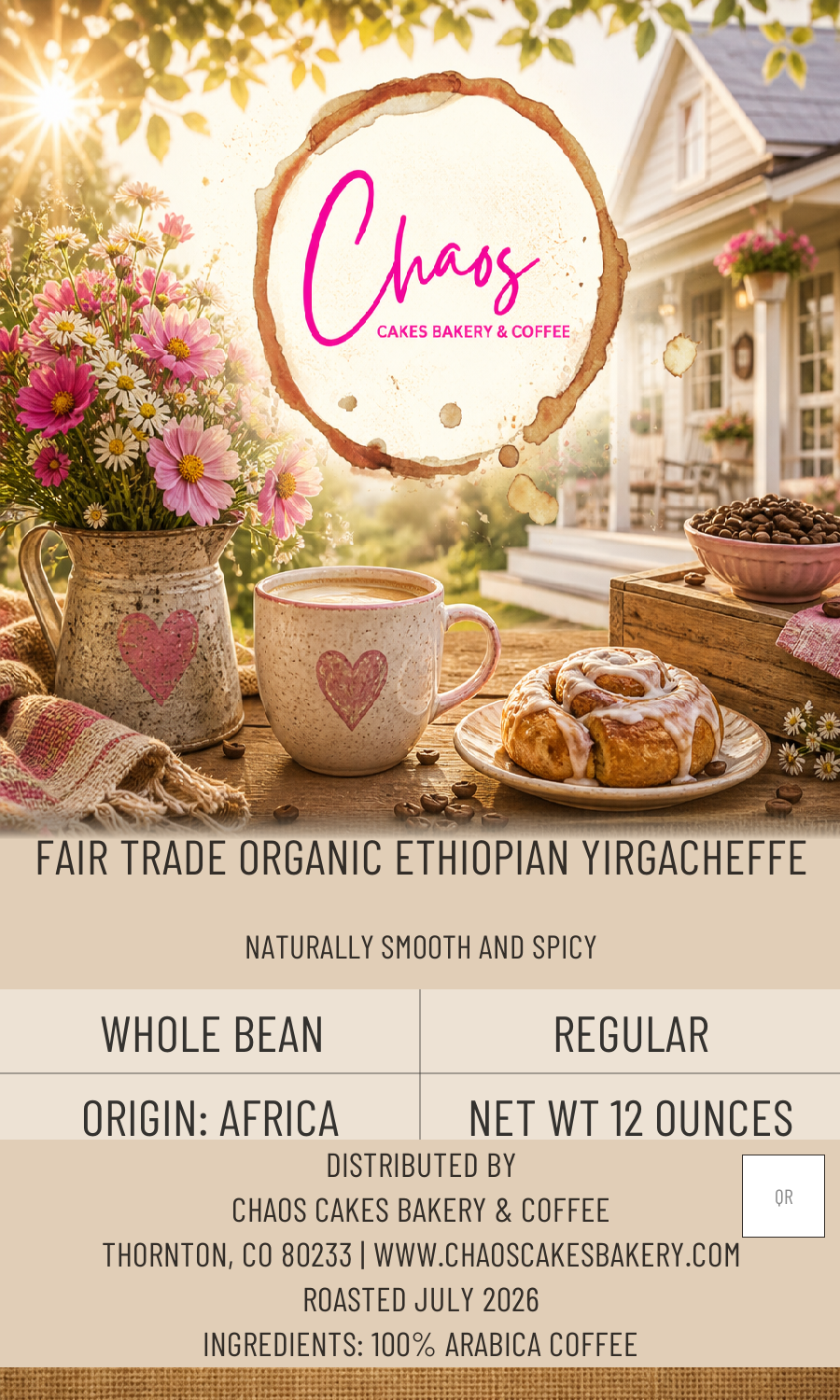 Fair Trade Organic Ethiopian Yirgacheffe