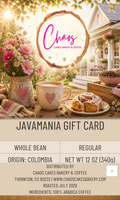 JavaMania Gift Card