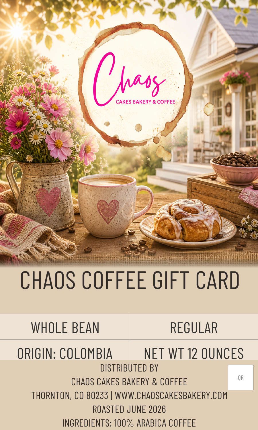 Chaos Coffee Gift Card