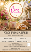 Porch Swing Pumpkin