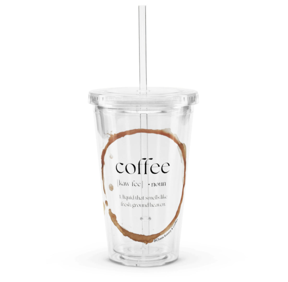 Fresh Ground Heaven Plastic Tumbler